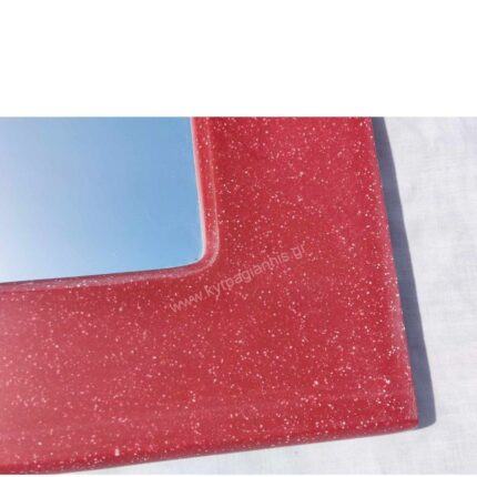 ΚΑΘΡΕΠΤΗΣ CORIAN deep red 106x46cm