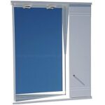 ΚΑΘΡΕΠΤΗΣ 85x70 ΔΕΞΙ με ντουλάπι mdf λευκό