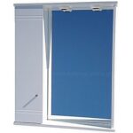 ΚΑΘΡΕΠΤΗΣ 85x70 ΔΕΞΙ με ντουλάπι mdf λευκό