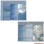 ΚΑΘΡΕΠΤΗΣ ΠΛΑΣΤΙΚΟΣ μπάνιου Νο2051 Lamaplast