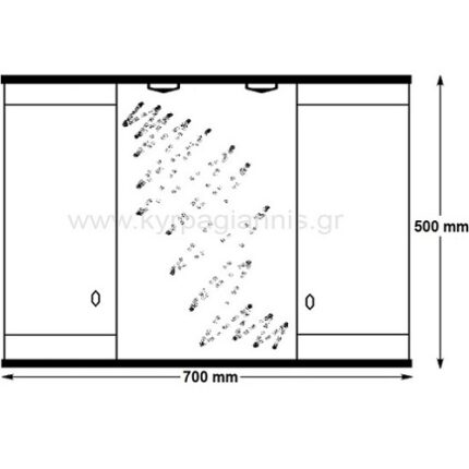 ΚΑΘΡ.ΞΥΛΙΝΟ ΦΥΣΙΚΟ 70x50 ξύλινος
