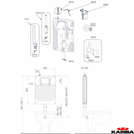 ΚΑΖΑΝΑΚΙ ΕΝΤΟΙΧΙΣΜΟΥ FUTURA MONOLITH (KARIBA)