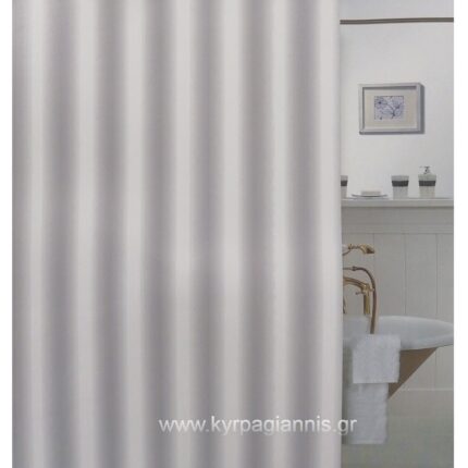 ΚΟΥΡΤΙΝΑ PACIFIC 220x180 με κρίκους λευκή