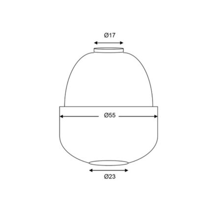 Λάστιχο καζανακίου ΦΟΥΣΚΑ ΝΤΟΡΑ Φ17x55x23