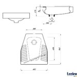 ΛΕΚΑΝΗ ΕΔΑΦΟΥΣ MONA 56,2x49,2 LECICO