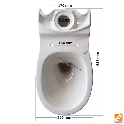 ΛΕΚΑΝΗ ΜΠΑΝΙΟΥ KAPRIS "P" χαμηλής πίεσης