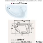 ΜΠΑΝΙΕΡΑ CLAUDIA 150x95 ΑΣΥΜΜΕΤΡΗ