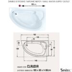 ΜΠΑΝΙΕΡΑ CLAUDIA 165x95