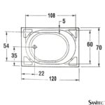 ΜΠΑΝΙΕΡΑ GLORIA 120x70