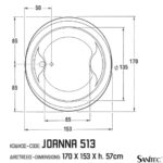 ΜΠΑΝΙΕΡΑ JOANNA 170x153