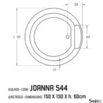 ΜΠΑΝΙΕΡΑ JOANNA Φ150
