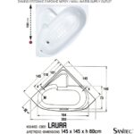 ΜΠΑΝΙΕΡΑ LAURA 145x145 ΓΩΝΙΑΚΗ