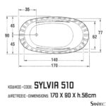 ΜΠΑΝΙΕΡΑ SYLVIA 170x90