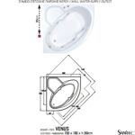 ΜΠΑΝΙΕΡΑ VENUS 130x130 ΓΩΝΙΑΚΗ