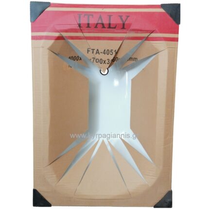 ΜΠΑΝΙΕΡΑ ΧΑΛΥΒΔΙΝΗ ITALY 100x70 κίνας