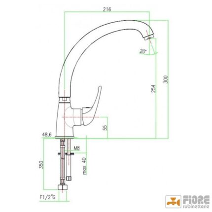 ΜΠΑΤΑΡΙΑ ΚΟΥΖΙΝΑΣ FIORE ALTURA MIA GRAN.WHITE (29C34631)