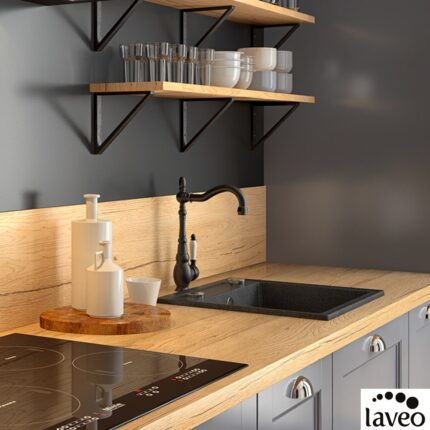 ΜΠΑΤΑΡΙΑ ΚΟΥΖΙΝΑΣ EVORA baroque antique black (LAVEO)