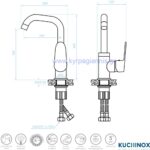 ΜΠΑΤΑΡΙΑ ΝΙΠΤΗΡΟΣ SAGRA χρωμέ ψηλή (KUCHINOX)