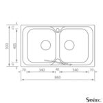 ΝΕΡΟΧΥΤΗΣ ΕΝΘΕΤΟΣ ATLANTIC (10544) 86x50