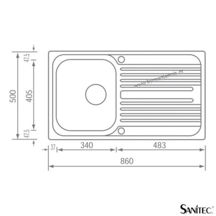 ΝΕΡΟΧΥΤΗΣ ΕΝΘΕΤΟΣ ATLANTIC(10643) 86x50
