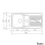 ΝΕΡΟΧΥΤΗΣ ΕΝΘΕΤΟΣ ATLANTIC 100x50