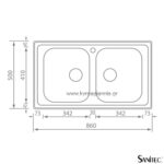 ΝΕΡΟΧΥΤΗΣ ΕΝΘΕΤΟΣ COMETA (11424) 86x50