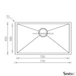 ΝΕΡΟΧΥΤΗΣ ΕΝΘΕΤΟΣ FILO QUADRA(11906) 77x45