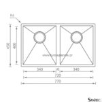 ΝΕΡΟΧΥΤΗΣ ΕΝΘΕΤΟΣ FILO QUADRA(11909) 77x45