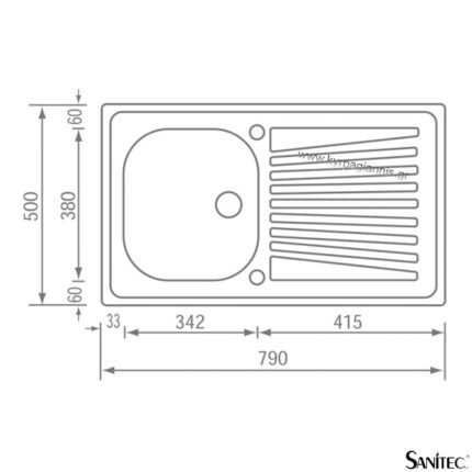 ΝΕΡΟΧΥΤΗΣ ΕΝΘΕΤΟΣ MONDIAL 79x50