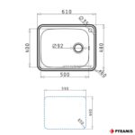 ΝΕΡΟΧΥΤΗΣ ΕΝΘΕΤΟΣ SPACE PLUS (1B)PYRAMIS 61x48