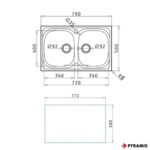 ΝΕΡΟΧΥΤΗΣ ΕΝΘΕΤΟΣ SPARTA(2B)PYRAMIS 79x50