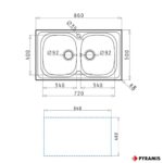 ΝΕΡΟΧΥΤΗΣ ΕΝΘΕΤΟΣ SPARTA(2B)PYRAMIS 86x50