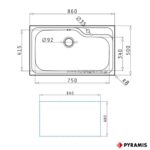 ΝΕΡΟΧΥΤΗΣ ΕΝΘΕΤΟΣ TITAN (1B)PYRAMIS 86x50