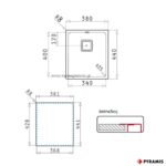 ΝΕΡΟΧΥΤΗΣ ΙΣΟΠΕΔΟΣ LUME (1B) PYRAMIS 34x40