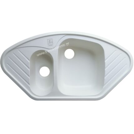 ΝΕΡΟΧΥΤΗΣ ΣΥΝΘΕΤΙΚΟΣ ΑΝΙΣΟΠΛΕΥΡΟΣ 95x50,5 (720 WHITE)