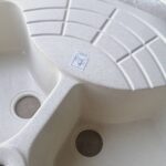 ΝΕΡΟΧΥΤΗΣ ΣΥΝΘΕΤΙΚΟΣ ΓΡΑΝΙΤΗΣ ΓΩΝΙΑΚΟΣ 82,5x82,5x50 2πλός (711 GRANITE CREAM)