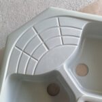 ΝΕΡΟΧΥΤΗΣ ΣΥΝΘΕΤΙΚΟΣ ΓΩΝΙΑΚΟΣ 82,5x82,5x50 2πλός (711 METALIC TITANIUM)