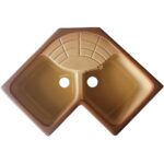 ΝΕΡΟΧΥΤΗΣ ΣΥΝΘΕΤΙΚΟΣ ΓΩΝΙΑΚΟΣ 82,5x82,5x50 2πλός (711 TDF)