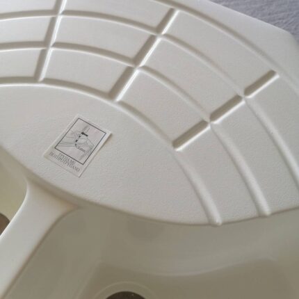 ΝΕΡΟΧΥΤΗΣ ΣΥΝΘΕΤΙΚΟΣ ΓΩΝΙΑΚΟΣ 82,5x82,5x50 2πλός (711 WHITE)