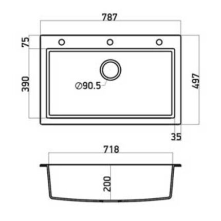 ΝΕΡΟΧΥΤΗΣ ΣΥΝΘΕΤΙΚΟΣ ΓΡΑΝΙΤΗΣ 79x50(333)