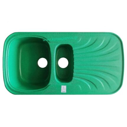 ΝΕΡΟΧΥΤΗΣ ΣΥΝΘΕΤΙΚΟΣ ΓΡΑΝΙΤΗΣ 96x50,5 (719-2 GRANITE GREEN)