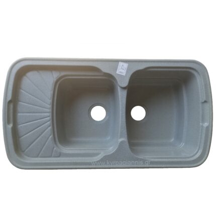 ΝΕΡΟΧΥΤΗΣ ΣΥΝΘΕΤΙΚΟΣ ΓΡΑΝΙΤΗΣ 95,5x50,5 (705 GRANITE GREY)