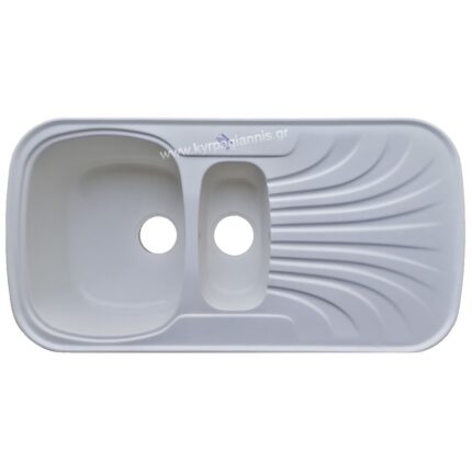 ΝΕΡΟΧΥΤΗΣ ΣΥΝΘΕΤΙΚΟΣ 96x50,5 (719-2 WHITE)