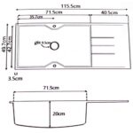 ΝΕΡΟΧΥΤΗΣ ULTRA GRANITE 817 116x50