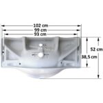 ΝΙΠΤΗΡΑΣ 102 ΕΠΙΚΑΘΗΜΕΝΟΣ L63100 επίπλου πορσελάνινος