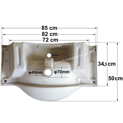 ΝΙΠΤΗΡΑΣ 85 ΕΠΙΚΑΘΗΜΕΝΟΣ SANTORINI επίπλου
