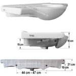 ΝΙΠΤΗΡΑΣ επικαθήμενος ΕΠΙΠΛΟΥ 95cm L6150