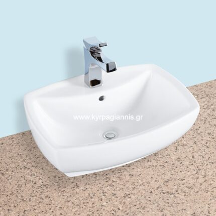 ΝΙΠΤΗΡΑΣ ΜΠΑΝΙΟΥ DIAMANTE 55cm επικαθήμενος πάγκου ΒΑΘΥΣ