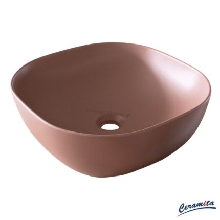ΝΙΠΤΗΡΑΣ ENCORE BROWN MATT 40cm επικαθήμενος CERAMITA