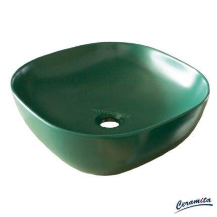 ΝΙΠΤΗΡΑΣ ENCORE GREEN MATT 40cm επικαθήμενος CERAMITA